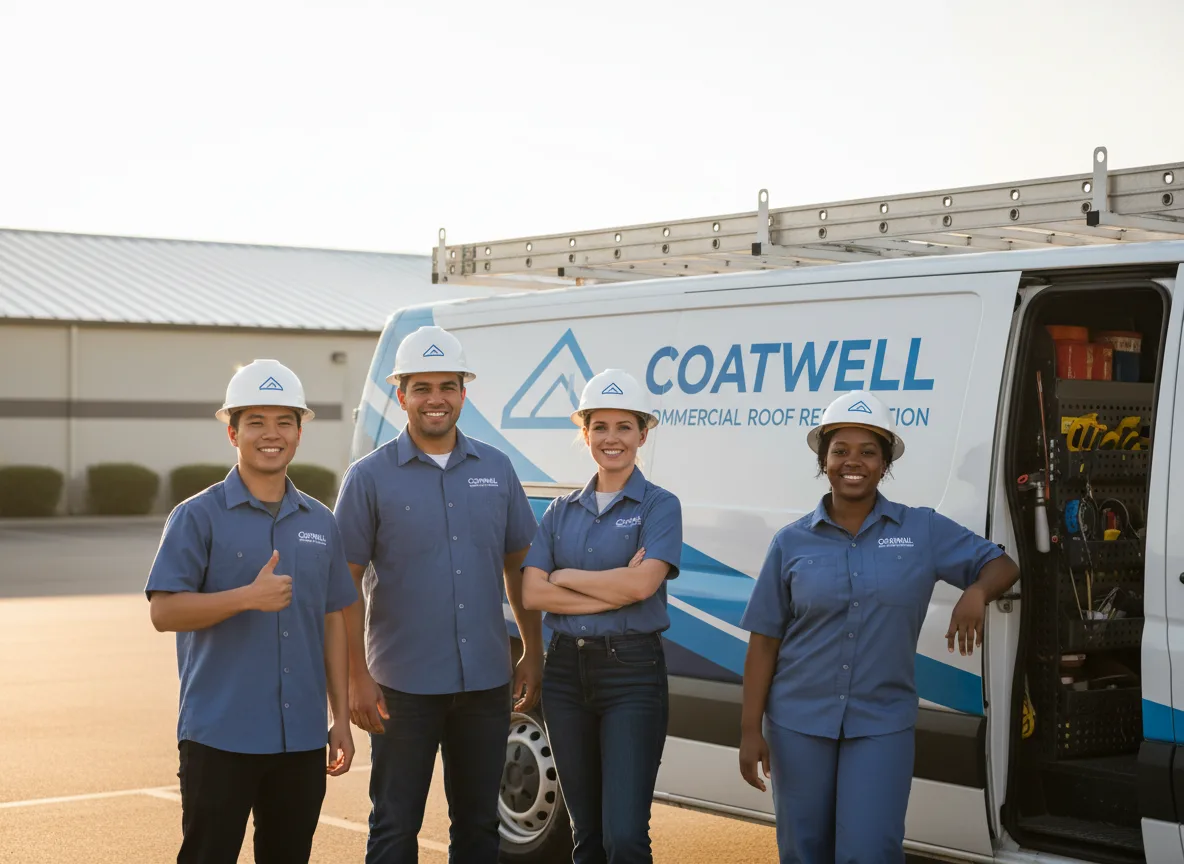 Commercial roof coating company in Eyota, MN